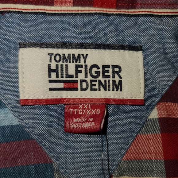 2  Long sleeve Tommy Hilfiger  Is button-up shirts  slim fit xxl - Picture 4 of 5